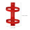 Fire Extinguisher Bracket Rectangular 2 pcs 11.6 x 6.1 in 2