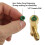 Quick Coupler Access Tee, 1/4'' SAE Valves Core Tee Adapter Brass Refrigerant with Swivel Connector 4