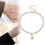Pearl Pendant Necklace Women's Double Layer Choker 5PCS 5