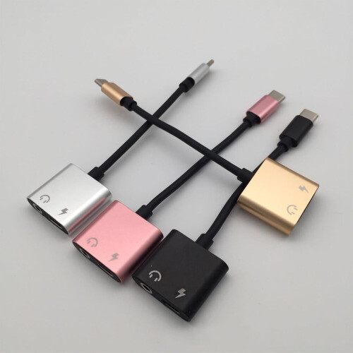 Adaptateur microphone USB-C vers jack 3,5 mm pour appareils USB-C avec conversion audio (1 unité). 1