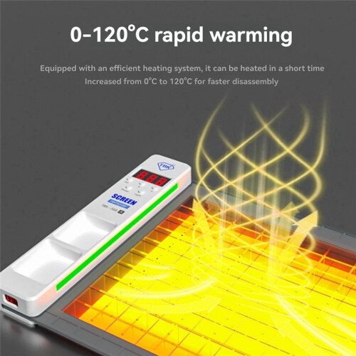 TBK Green Light Heating Pad Intelligent Temperature Controllable Heating Pad Fast Preheating Platform Pad 1