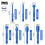 Diamond Coated Grinding Bits Set for Multi Material Finishing Rust Removal Polishing Hole Repair Mold Processing 7PCS 5