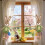 Rabbit Curtain Tiebacks Hand-Knitted Spring Decor 2PCS 6