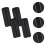 4 Pieces Handle Grips 4.25 inch Easy to Use Practical Handle Covers for Exercise 6