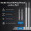 400 Pcs Double Headed Nails and Invisible Screws Double- Skirting Thread Seamless Nails for Baseboard 2