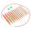 Interchangeable Knitting Needles Interchangeable Carbonized Bamboo Needles Set Aluminum Circular Knitting Needles 5