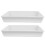 Bird Water Bowl Replacement Plastic 2 pcs 4