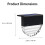 Poolside Solar Light, Wireless LED Submersible Light for Metal Frame Above Ground Pool, Timer Off, Compatible with Poolside Use 2