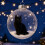 Clear Cat Christmas Ornament Ball Shatterproof Plastic 1 8