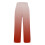 Women's Red Ombre Cropped Capris L 5