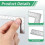 2 PCS Right Angle Rulers L Shaped Steel Ruler,90 Degree Angle Framing Square Ruler for Measuring Tools 3