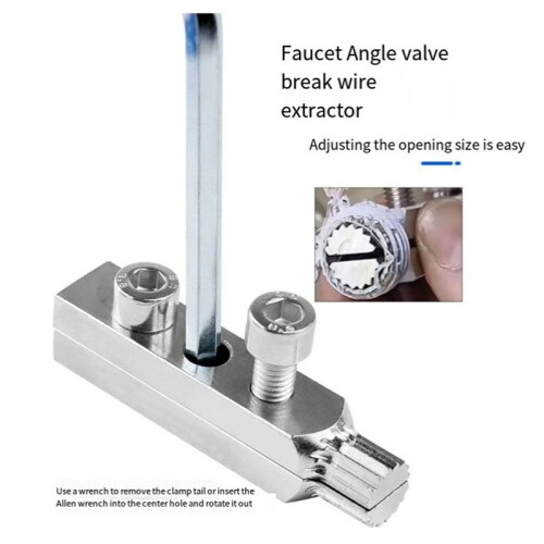 Faucet Angle Valve Broken Wire Extractor Tap Reverse Wire Water Pipe Broken Pipe- Screw Extraction Tool