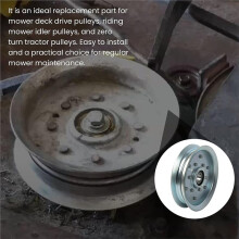 AM136621 Idler Pulley Replacement for X Series Mowers X534 X500 X300 X320 X520 X340 Replace AM136621 AM135781