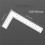2 PCS Right Angle Rulers L Shaped Steel Ruler,90 Degree Angle Framing Square Ruler for Measuring Tools 6
