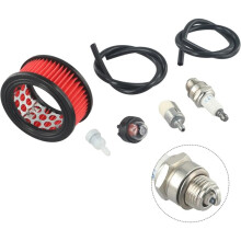 Luftfilter-Set mit Kraftstofffilter, Zündkerze, Primerleitungen und Tankentlüftung für Echo Kettensägenmodelle CS-400