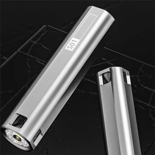 Super Bright LED Flashlight Portable USB Rechargeable Emergency Light Waterproof  Riding Camping Portable Flashlight 2
