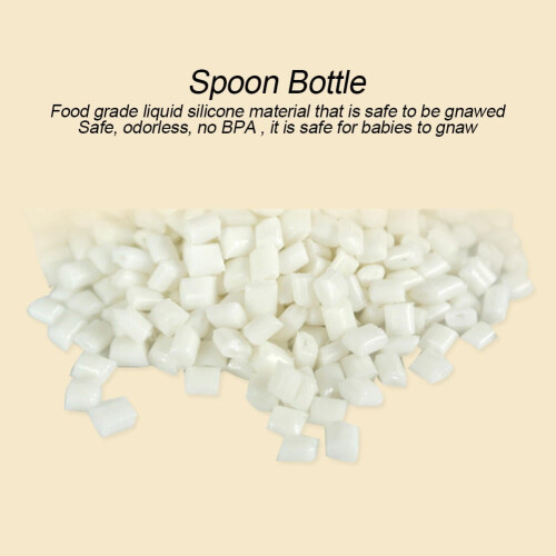 Silicone Baby Feeding Bottle with Squeeze Spoon 90 mL 2