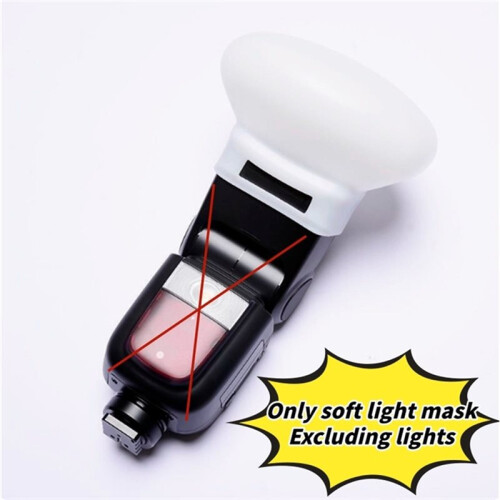 Dental Diffuser Silica Gel Diffusion Dome Kit for V860IIIV850IIITT685TT600TT520 Macro Flash System Speedlight