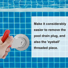 2pcs Pool Plug Removal Tool Pool Drain Plug Removal Tool Pool SPA Removal Tool
