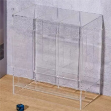 Booster Pack Case 3-Slot Acrylic Card Dispenser Storage Acrylic Organizer for Workplace Trading Game Sports Bedroom B