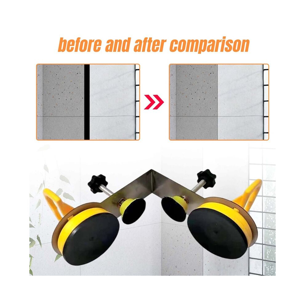 Seam Setter 90Degree Connection Tool With Suction Cup Angle Adjustable Useful Common Tool For Ceramic Stone Glass 6033360440395