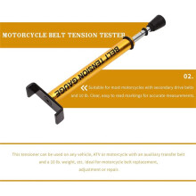 Belt Tension in Gauge, Belt Gauge Tool, Adjustable 10 Pounds, with L Shaped Pad, Motorcycle Belt Tension Tool