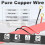 10 FT 12V Fixed Thread Power Outlet,Female Cigarette Lighter Socket, 12 AWG 12 Volt Power Supply Cigarette Lighter Plug 2