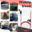 10 FT 12V Fixed Thread Power Outlet,Female Cigarette Lighter Socket, 12 AWG 12 Volt Power Supply Cigarette Lighter Plug 7
