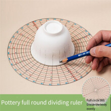 Circular Divider Convenient Pottery Trimming Tool for Handcrafts Pottery Wheel Clay Crafts Ceramic Sculpture Trimming