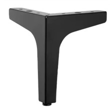 4 Piezas de Patas de Muebles de Metal, Pies de Sofá para Mesa, Cama, Silla, Escritorio, Tocador, Gabinete, Soporte de Herrajes para Muebles