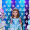 Snowflake Foil Fringe Curtains Metallic Silver Blue 1 Pair 4