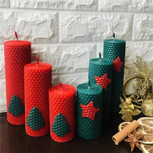 24 Stuks 8 X 8 Inch Bijenwasvellen voor Het Maken van Kaarsen, 12 Felle Kleuren Bijenwaskaarsmaakset voor Volwassenen
