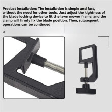750-058 Blade Lock Universal Style for Ste-Ns & More Mowers - Clamps to Mower Deck, Prevents Blade From Rotating