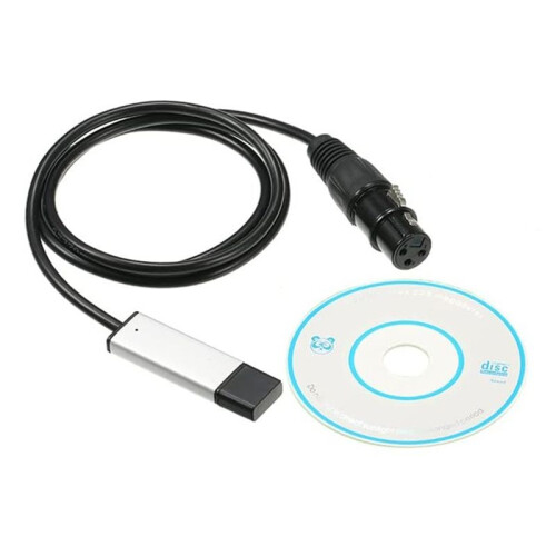 USB to DMX Interface Adapter Cable for Stage Disco Moving  Light Computer PC DMX512 Controller Signal Conversio 2