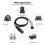 USB to DMX Interface Adapter Cable for Stage Disco Moving  Light Computer PC DMX512 Controller Signal Conversio 5