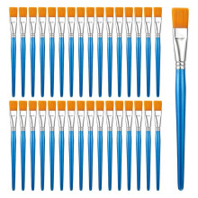 32 Pcs 1 Inch Flat Paint Brushes for Acrylic Painting Watercolor Large Acrylic Paint Brush Artist Painting Brush