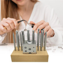 13Pcs Dapping Doming Punch Block Set for Jewelry Making and Metal Forming