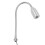 3WAC 12V 24V LED Tool Light Flexible 30cm LED Workshop Work Light Silver for CNC Machine Rework Welding Machine 3