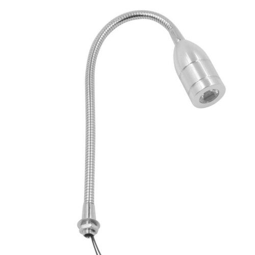 3WAC 12V 24V LED Tool Light Flexible 30cm LED Workshop Work Light Silver for CNC Machine Rework Welding Machine 2