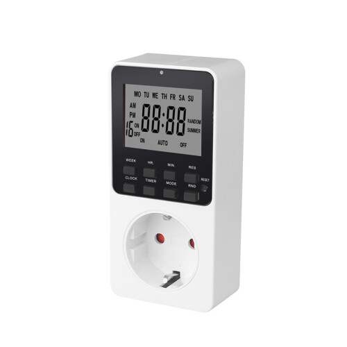 Electronic Digital   Kitchen  Socket Outlet 230V 7 Day 12/24 Hour Programmable Timing EU Plug 2