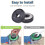 5/8 Inch-11 Thread Angle Grinder Flange Nut, Self Tightening Lock Nut for Angle Grinder 5