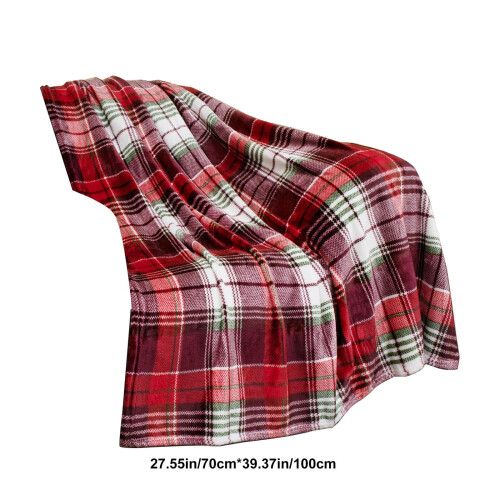Christmas Flannel Blanket Red 70100cm 2