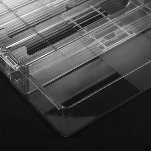 Akryl Silverbestick Organizer Expanderbar Kökslåda Bestick Organizer1Set 2