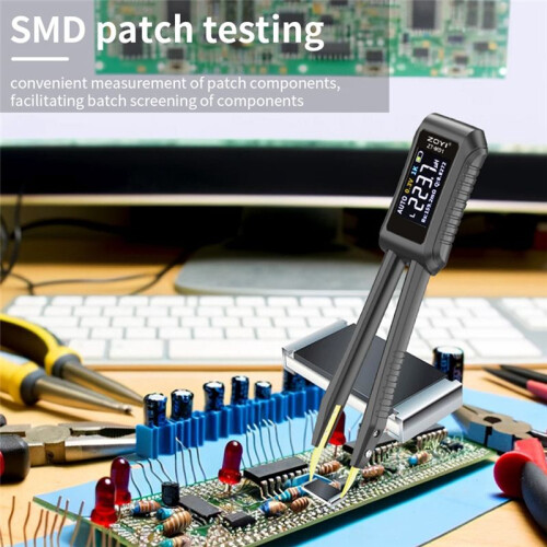 Tweezers Bridge ZT-MD1 Patch Resistance Inductance Capacitor Component Test 2