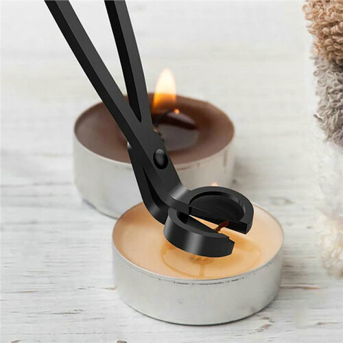 1pc-Candle Wick Trimmer Black Controllable Candle Tools Electroplating Technology Cutter Candle Wick Scissors Trimmer 2