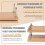Bookbinding Plastic Bone Folder Creaser Waxed Thread Tools with Portable Binding Press Machine of Paulownia Wood 6