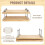 Bookbinding Plastic Bone Folder Creaser Waxed Thread Tools with Portable Binding Press Machine of Paulownia Wood 7