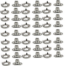 25 Sets Marine Grade Twist Lock Fasteners Turn Button Eyelet and Stud, for Canvas Fastener Turn Buttons