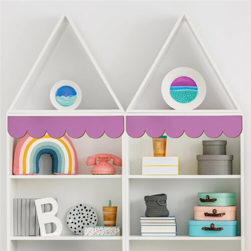 Pacote com 24 Peças de Acabamento em Madeira Recortada Sem Acabamento para Projetos de Decoração DIY (15,75 X 3,54 Polegadas) 1