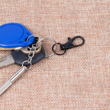100PCS Swivel Snap Hooks with Key Rings, Metal Lobster Claw Clasp, Keychain Rings for Crafts